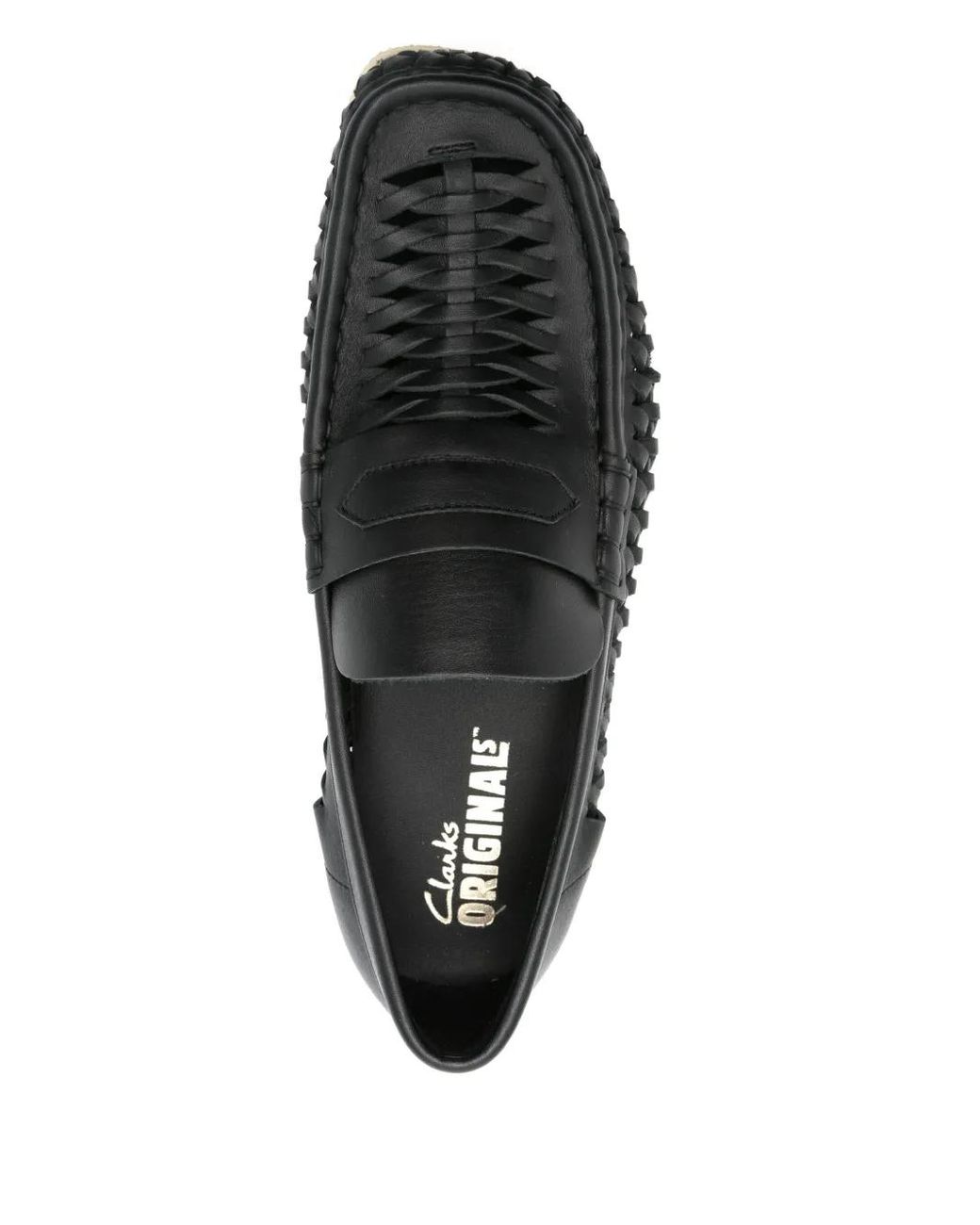 Clarks Black Penny Loafers for men