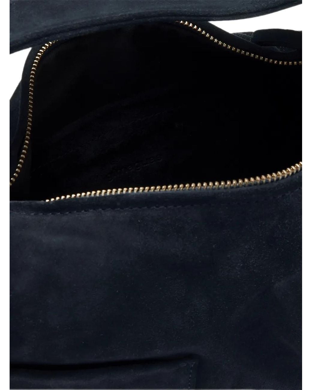 GIMAGUAS Blue Mini Sacco Suede Tote Bag