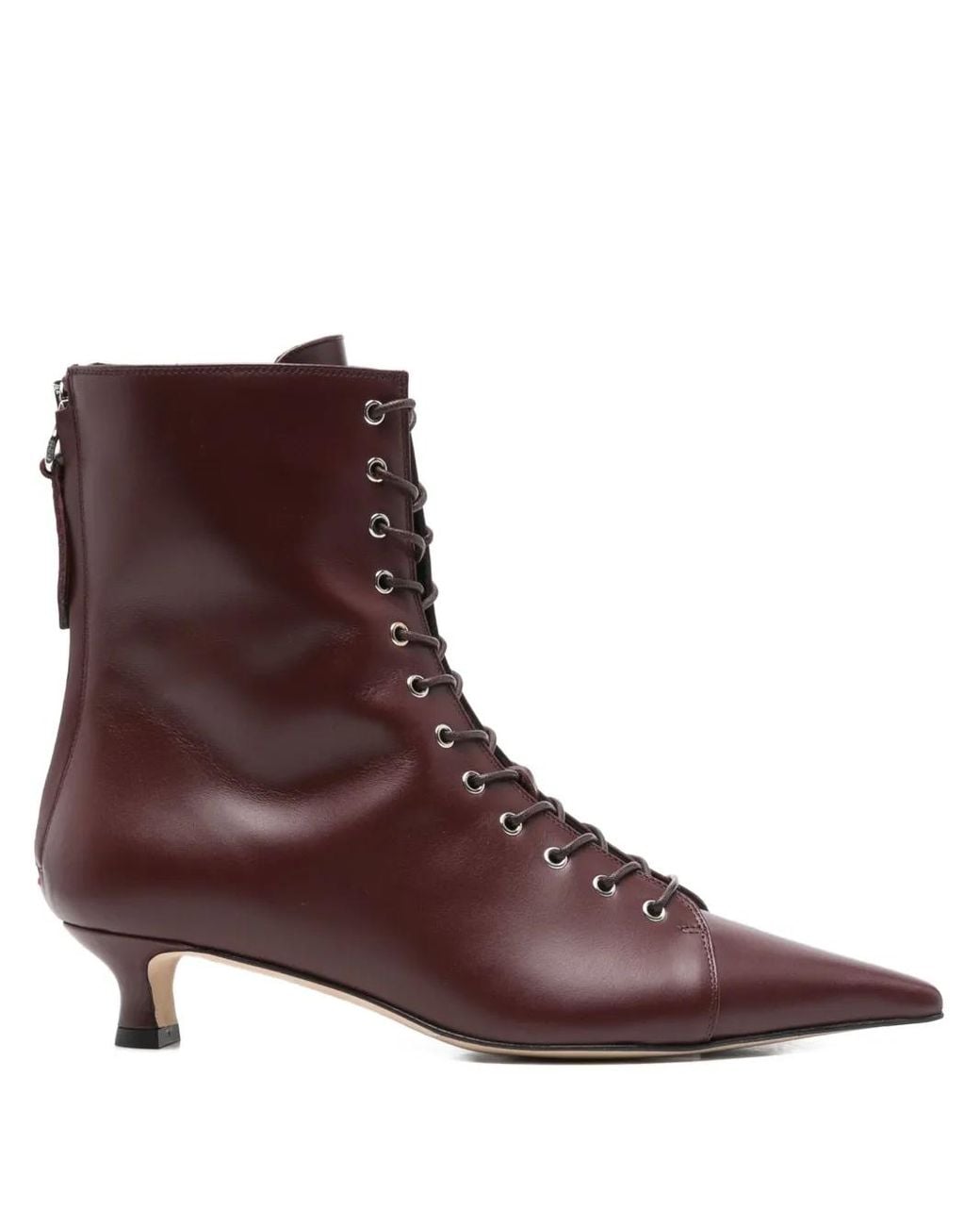 Aeyde Brown Trixi Calf Leather Port Shoes