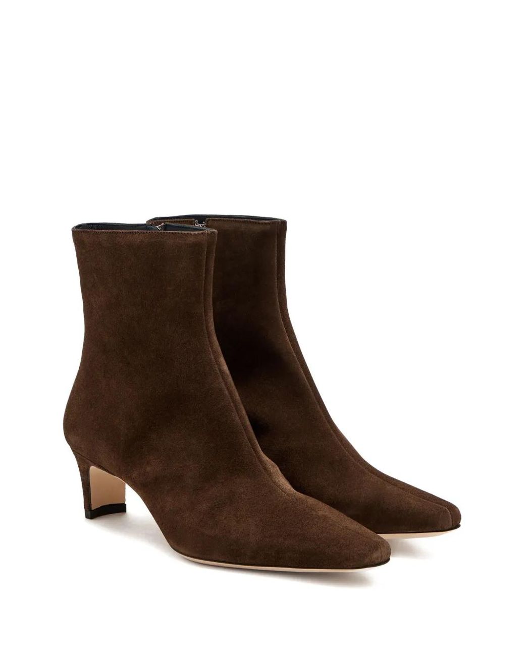 Staud Brown Bottines 55 Mm À Bout Pointu Wally
