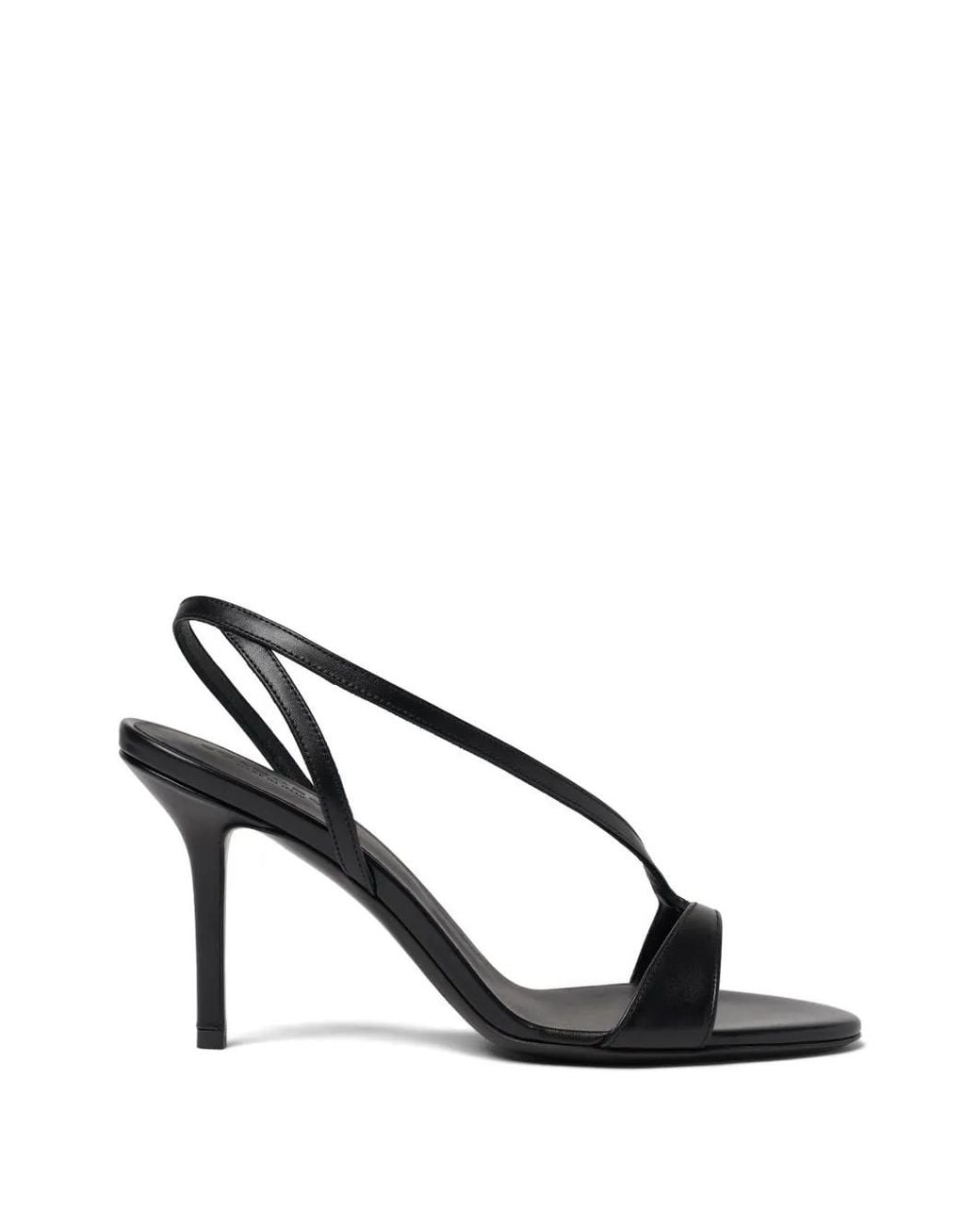 Scarosso Black Paula Strappy Sandals