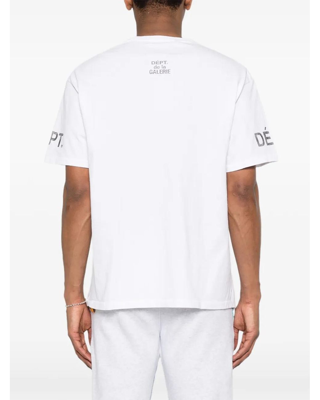 GALLERY DEPT. White Short-Sleeve Graphic T-Shirt for men