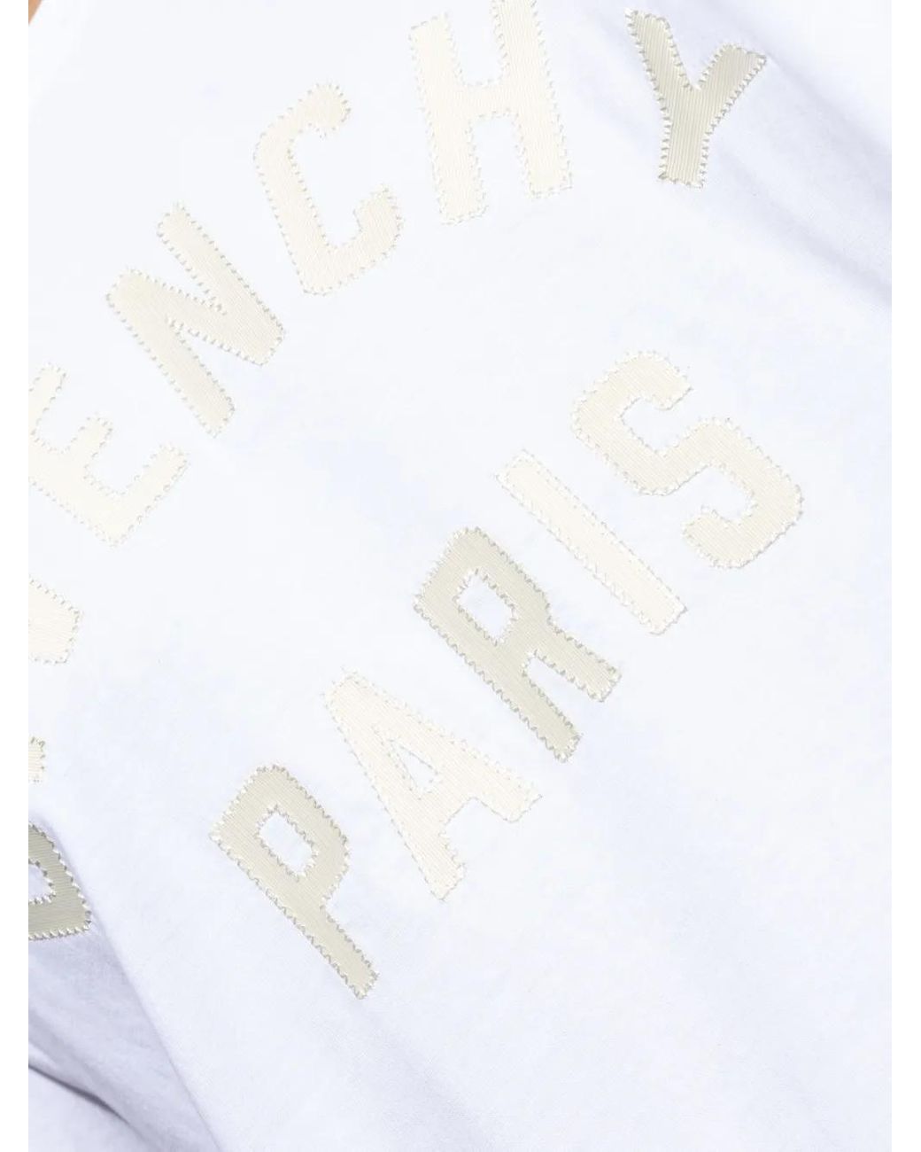 Givenchy White T-Shirt With Logo for men