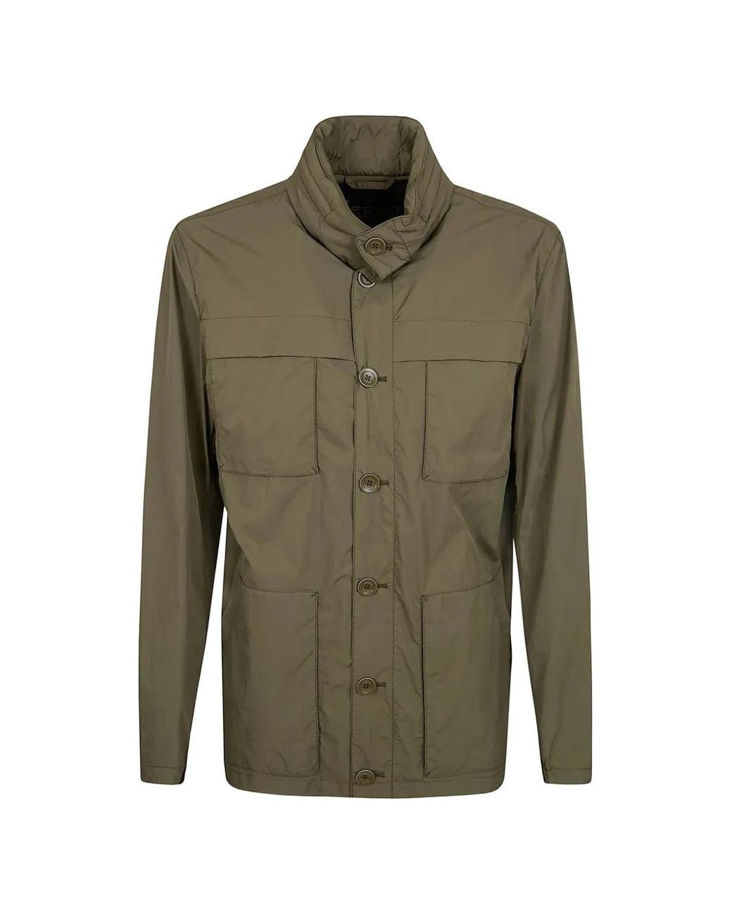 Chaqueta Con Múltiples Bolsillos Herno de hombre de color Green