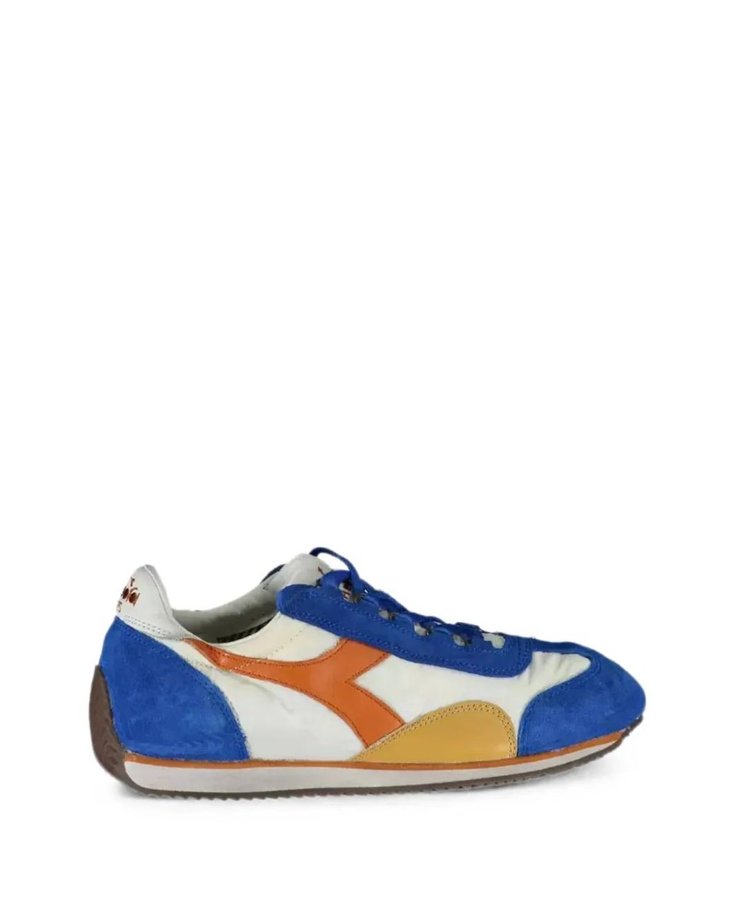 Diadora Blue Heritage Panelled Sneakers
