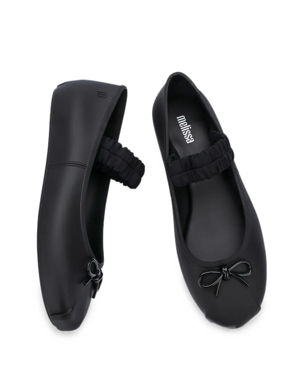 Melissa White Ballerines Sophie Scrunch