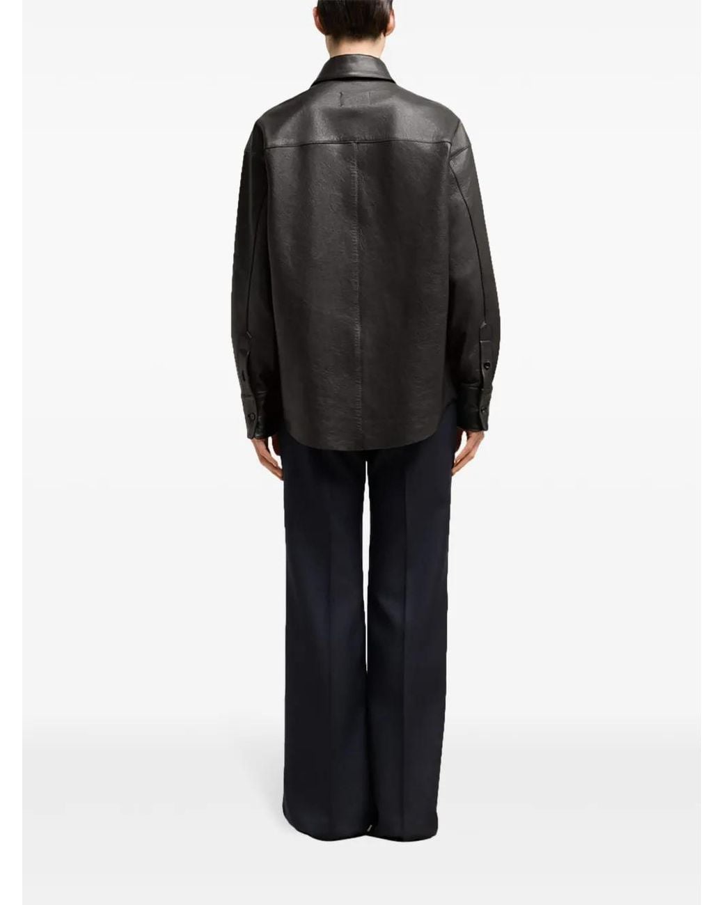 AMI Black Ami De Coeur Shirt Jacket