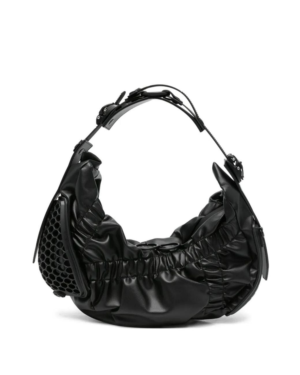 Junya Watanabe Black X Innerraum Gathered-Detail Shoulder Bag