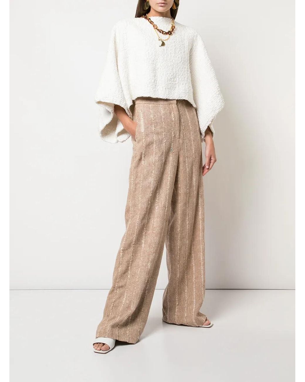 Voz Natural Raw Wide Trousers