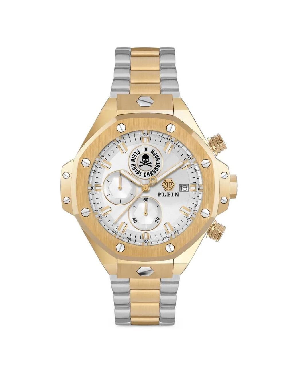 Philipp Plein Metallic Plein Royal 46Mm Watch for men