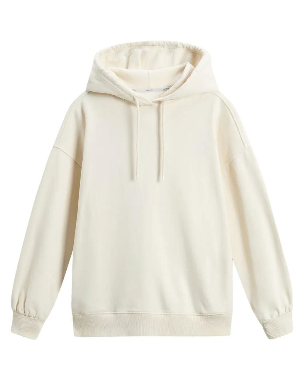 Woolrich White Logo Hoodie
