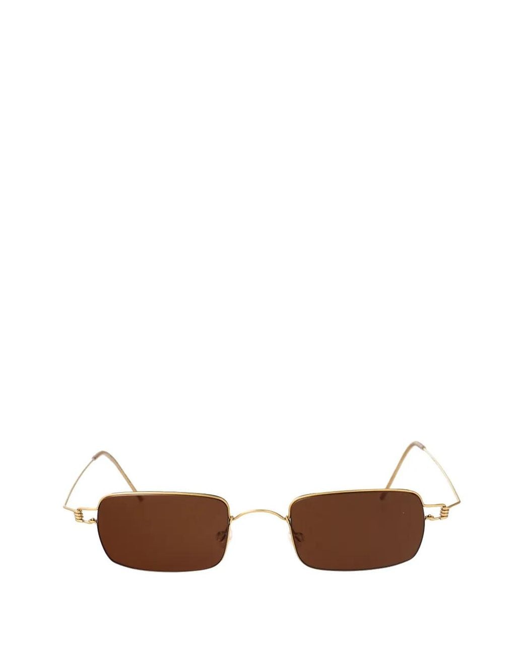 Lindberg White 8220 Rectangle-Frame Sunglasses for men
