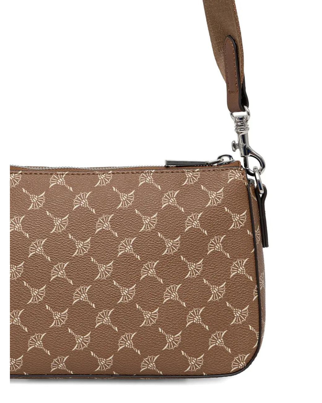 Joop! Brown Logo-Patterned Cross-Body Bag
