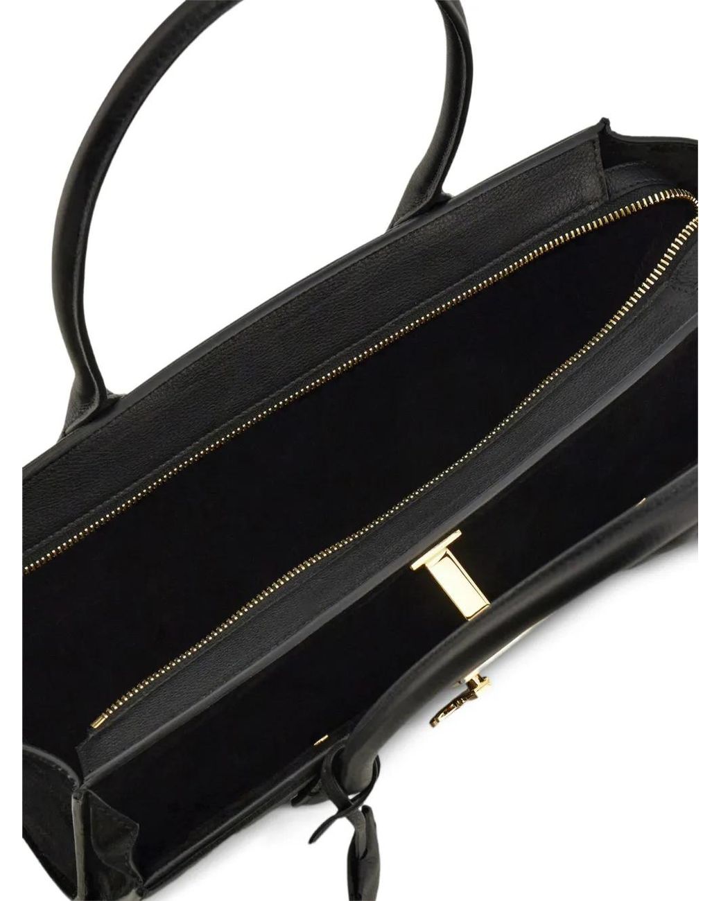Ferragamo Black New Studio Soft Bag East West (M)