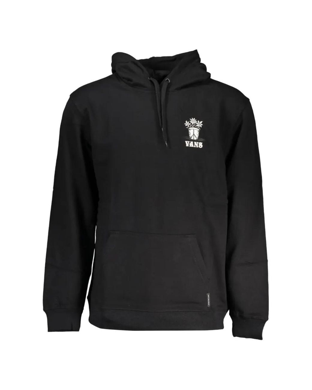 Vans Black Peace Flower Hoodie for men