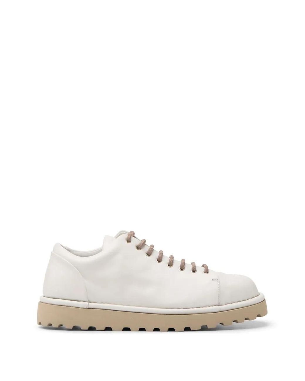 Marsèll White Pallottola Lace-Up Derby Shoes