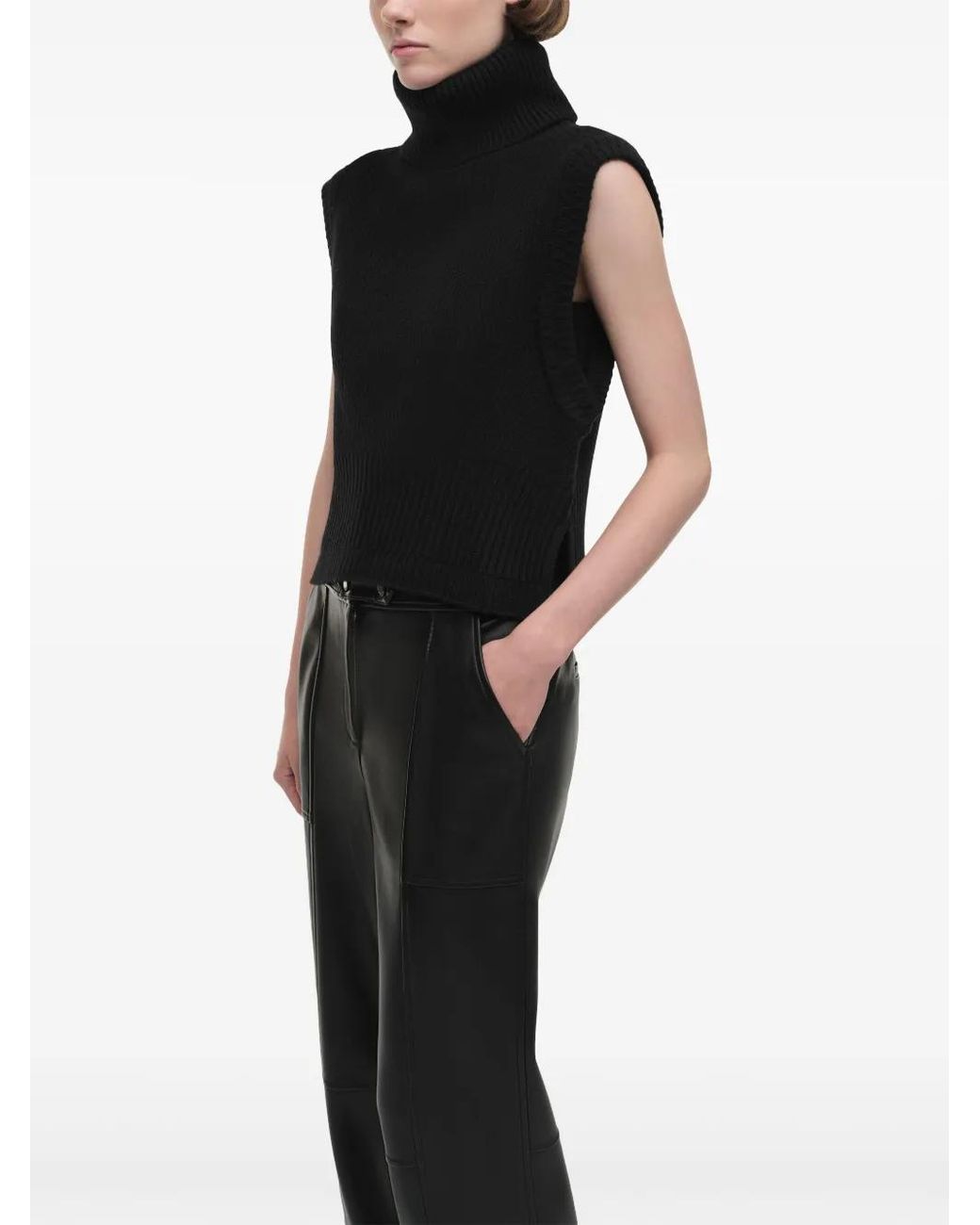 Top Maple Jonathan Simkhai de color Black