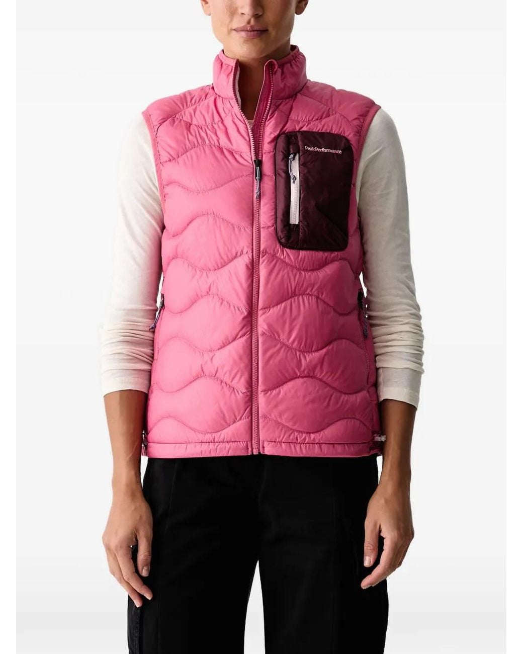 Peak Performance Pink Helium Quilted Gilet