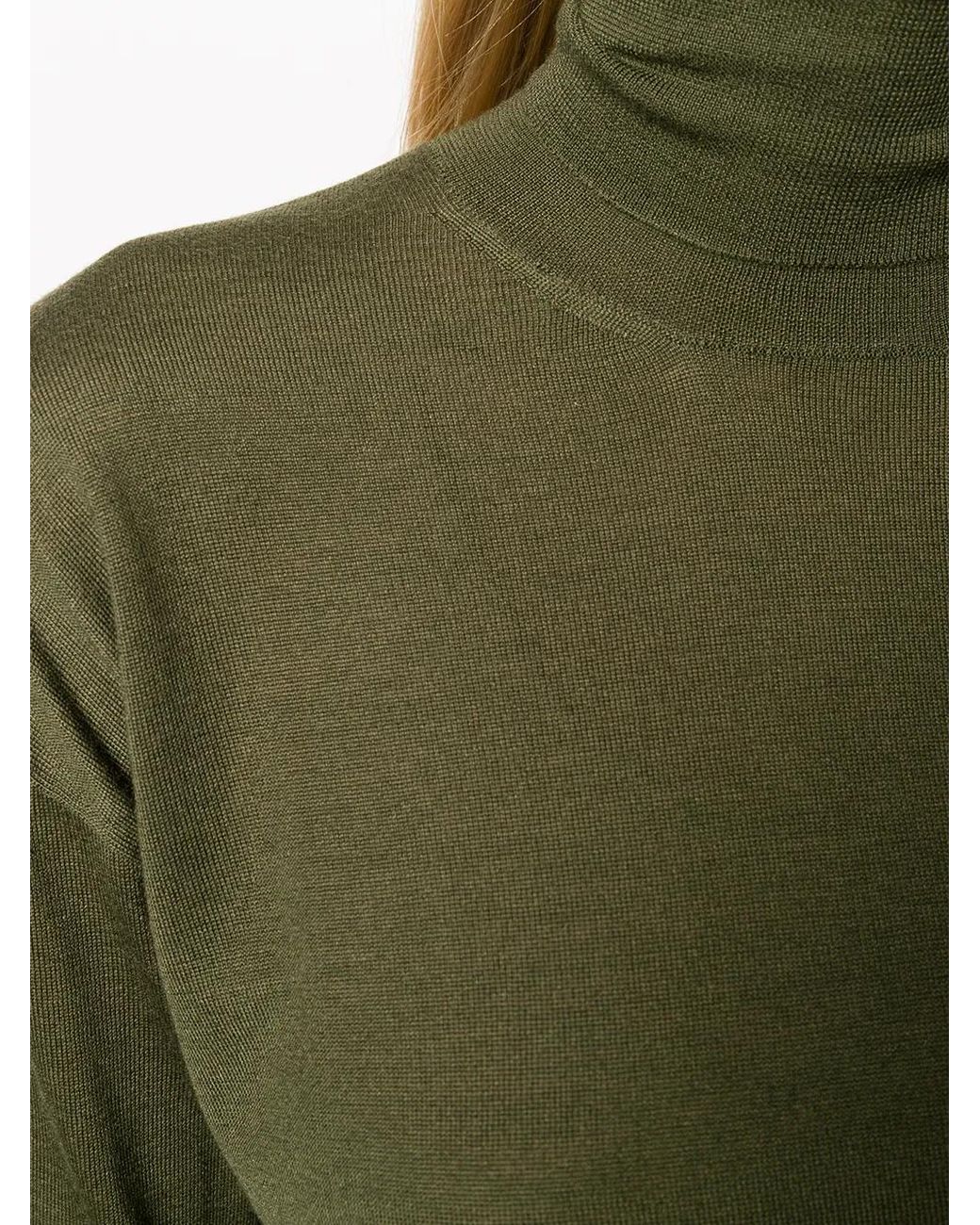 Tom Ford Green Roll Neck Jumper