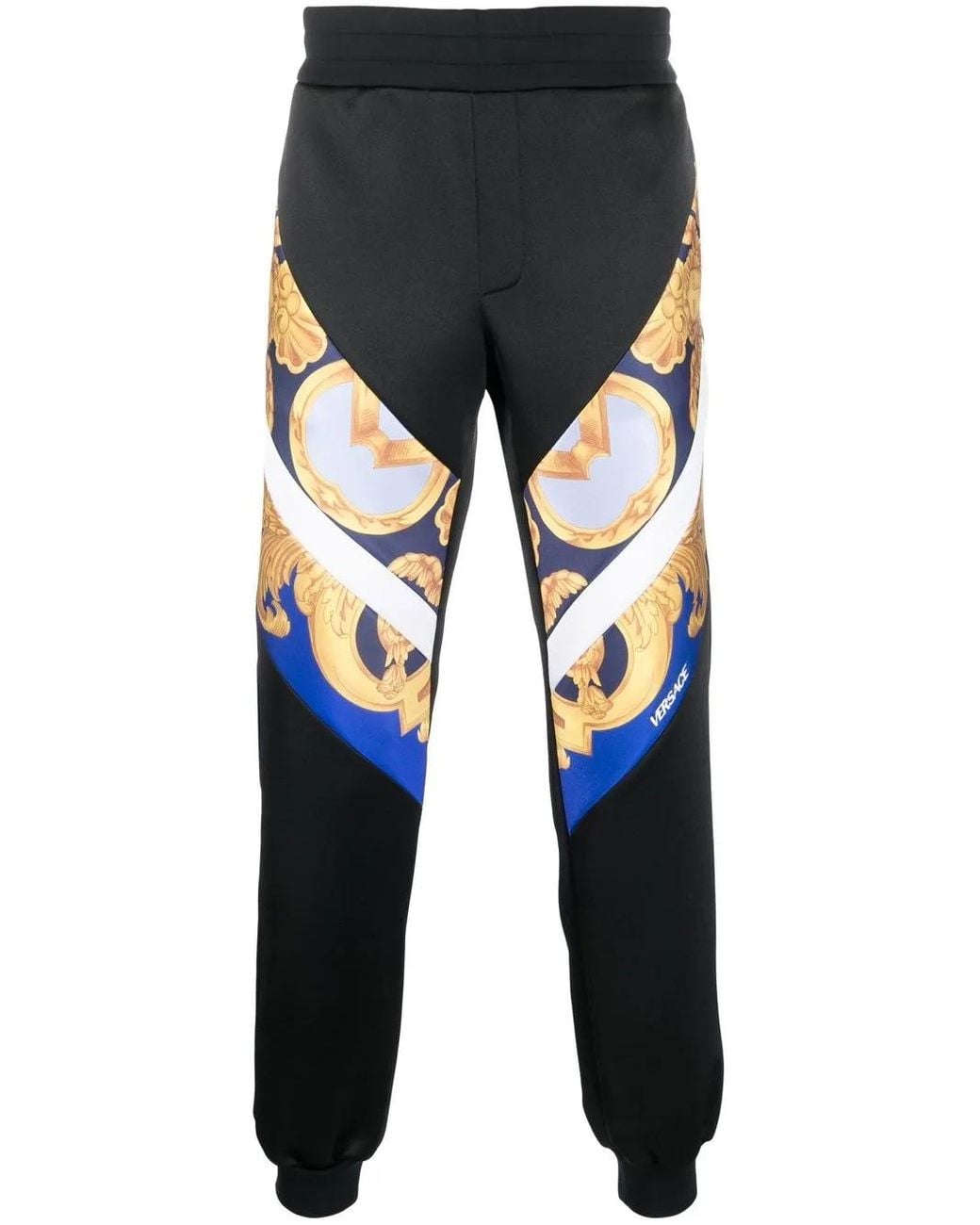 Versace Blue Barocco 660 Sweatpants for men