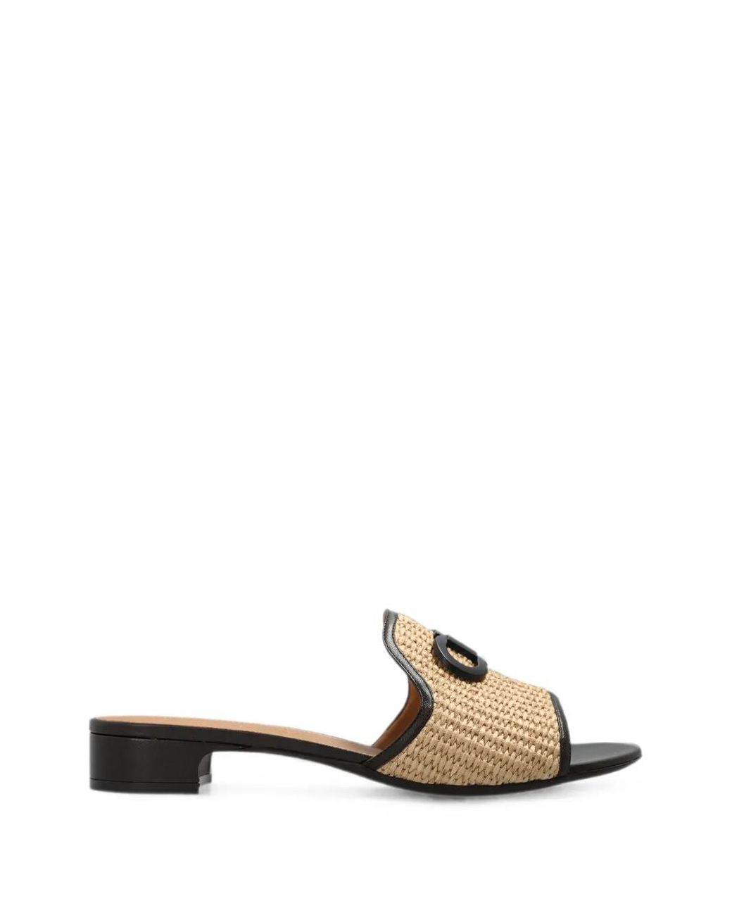 Ferragamo Metallic Gancini-Ornament Sandals