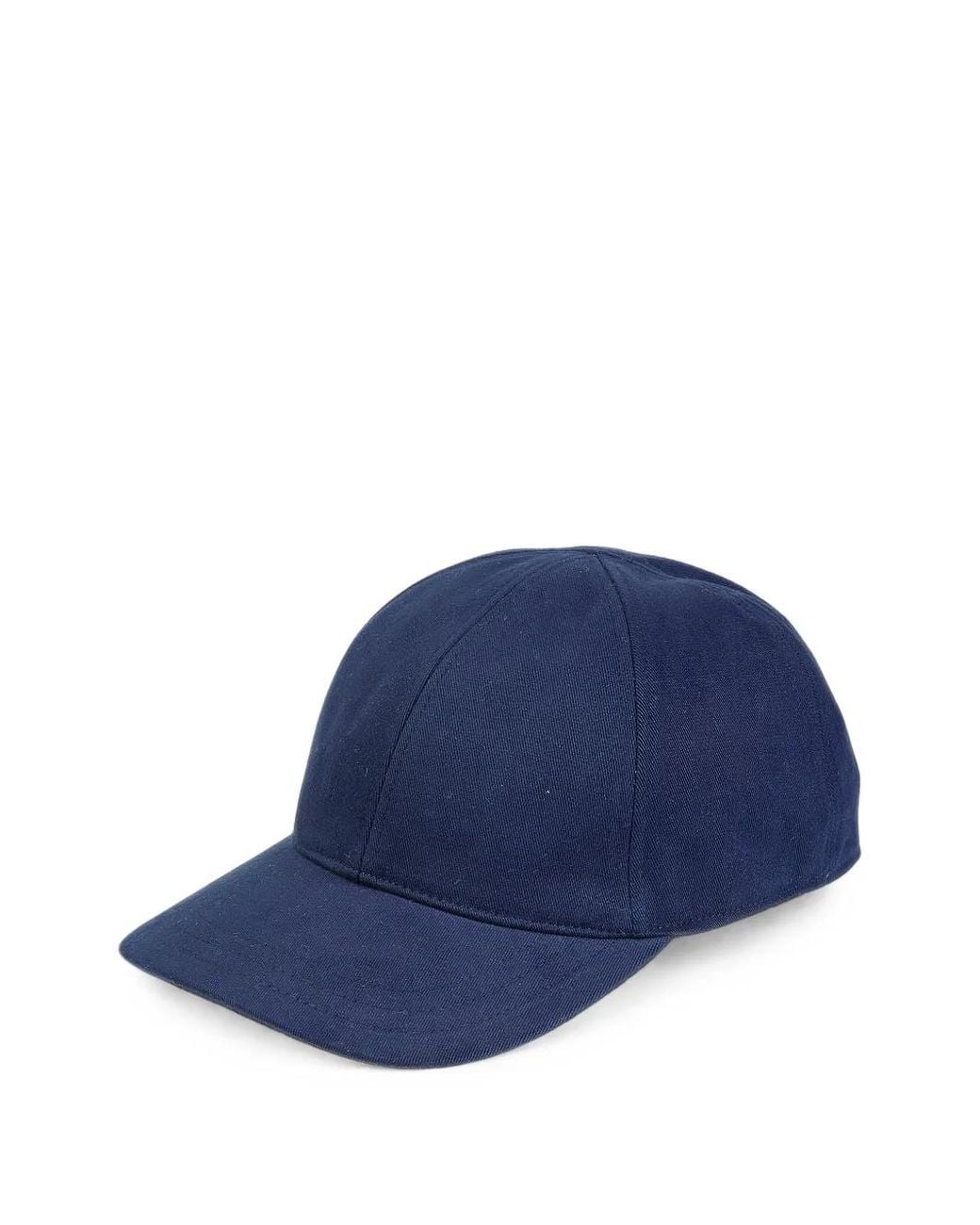 Eleventy Blue Touch-Strap Baseball Cap for men