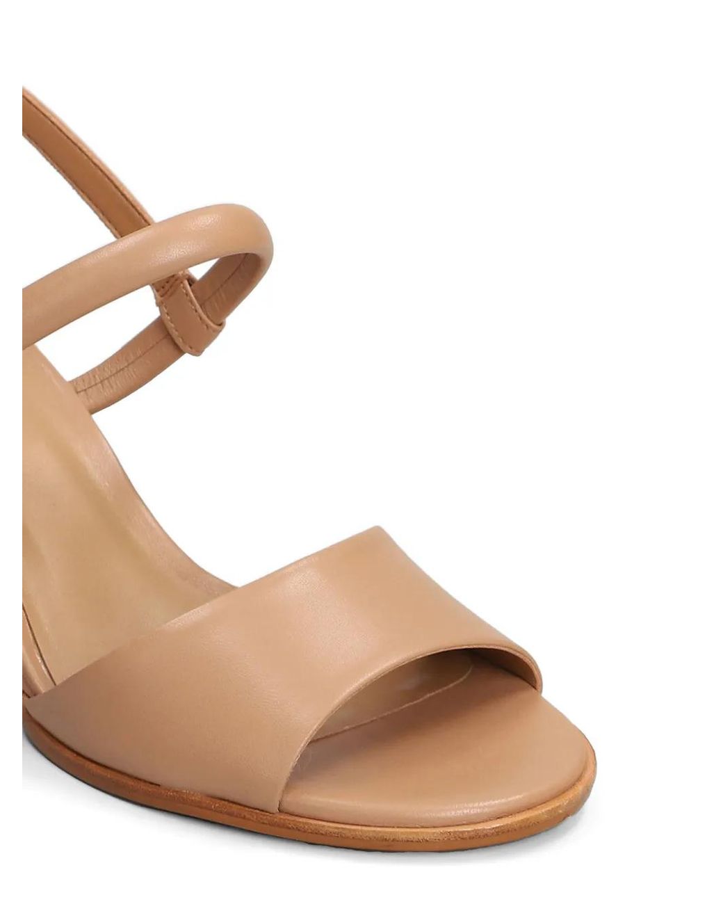 Carrano Natural Buckle-Fastening Block-Heel Sandals