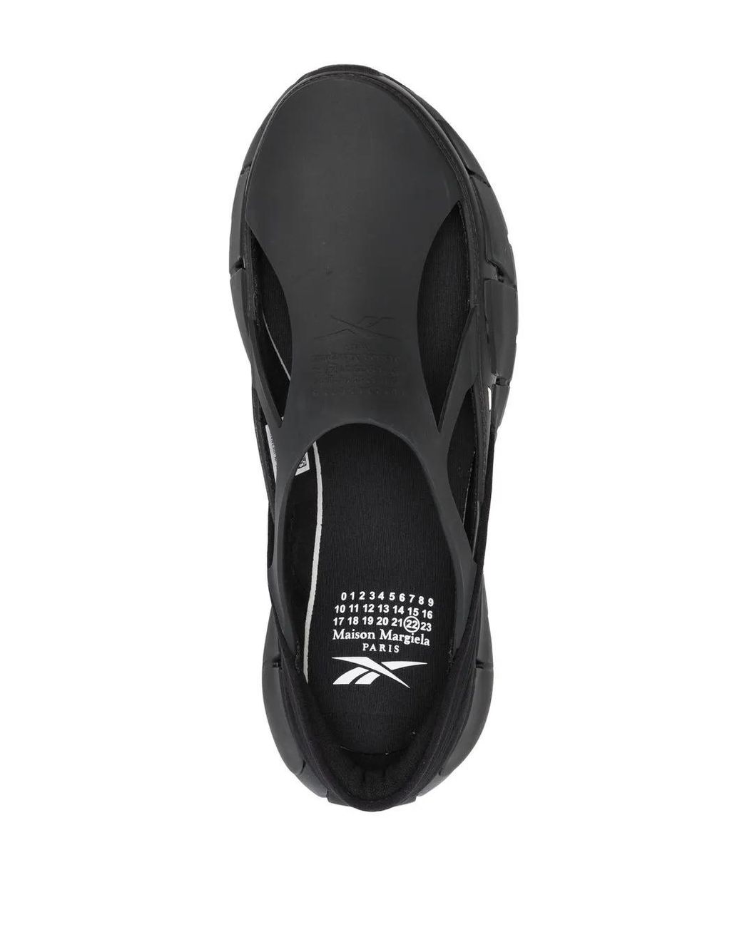 Maison Margiela Black X Reebok Croafer Slip-on Sneakers for men