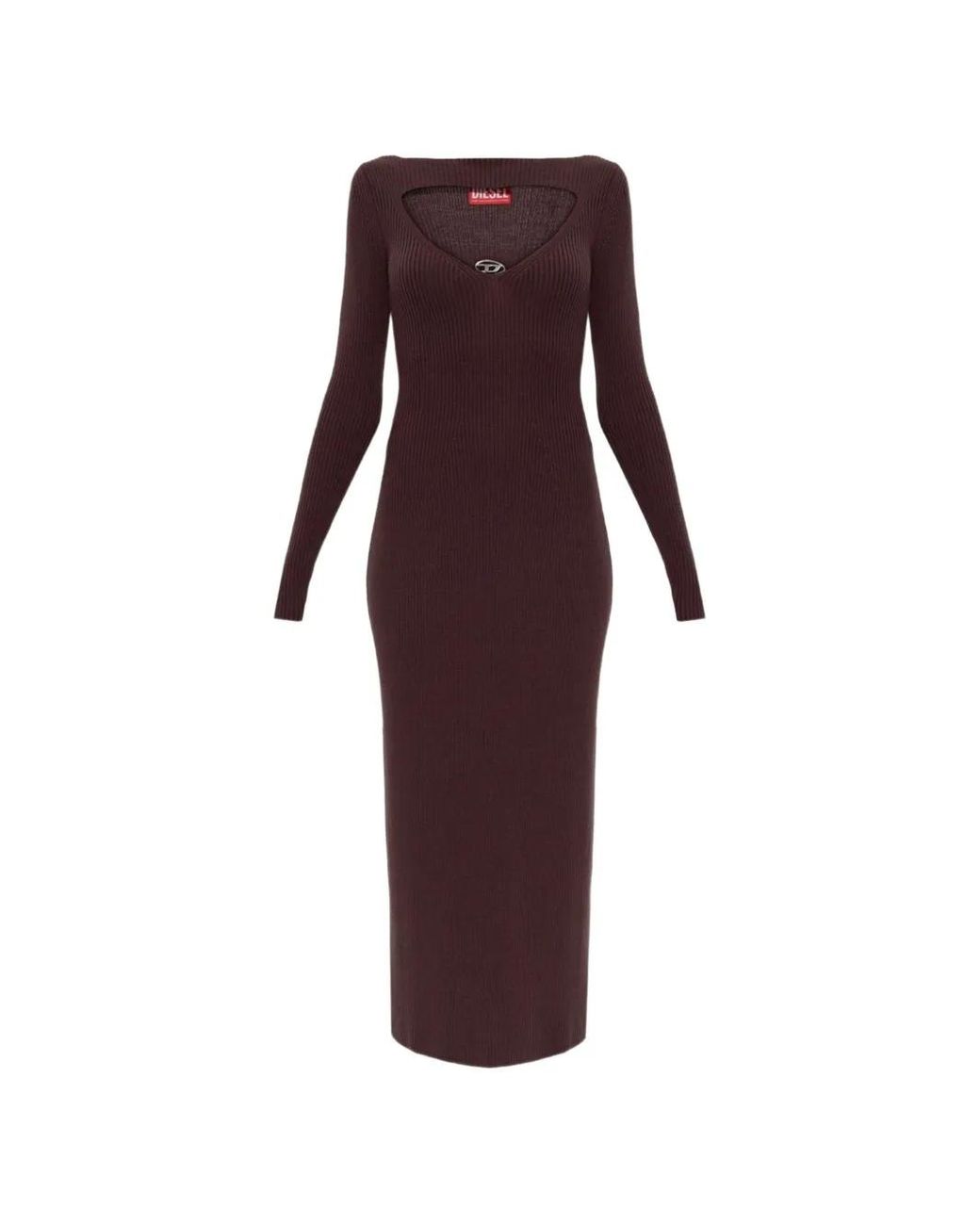 DIESEL Purple Wool Dress -Oloni'