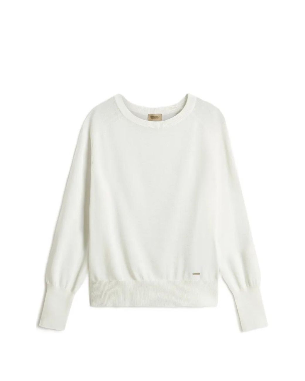 Woolrich White Crew-Neck Sweater