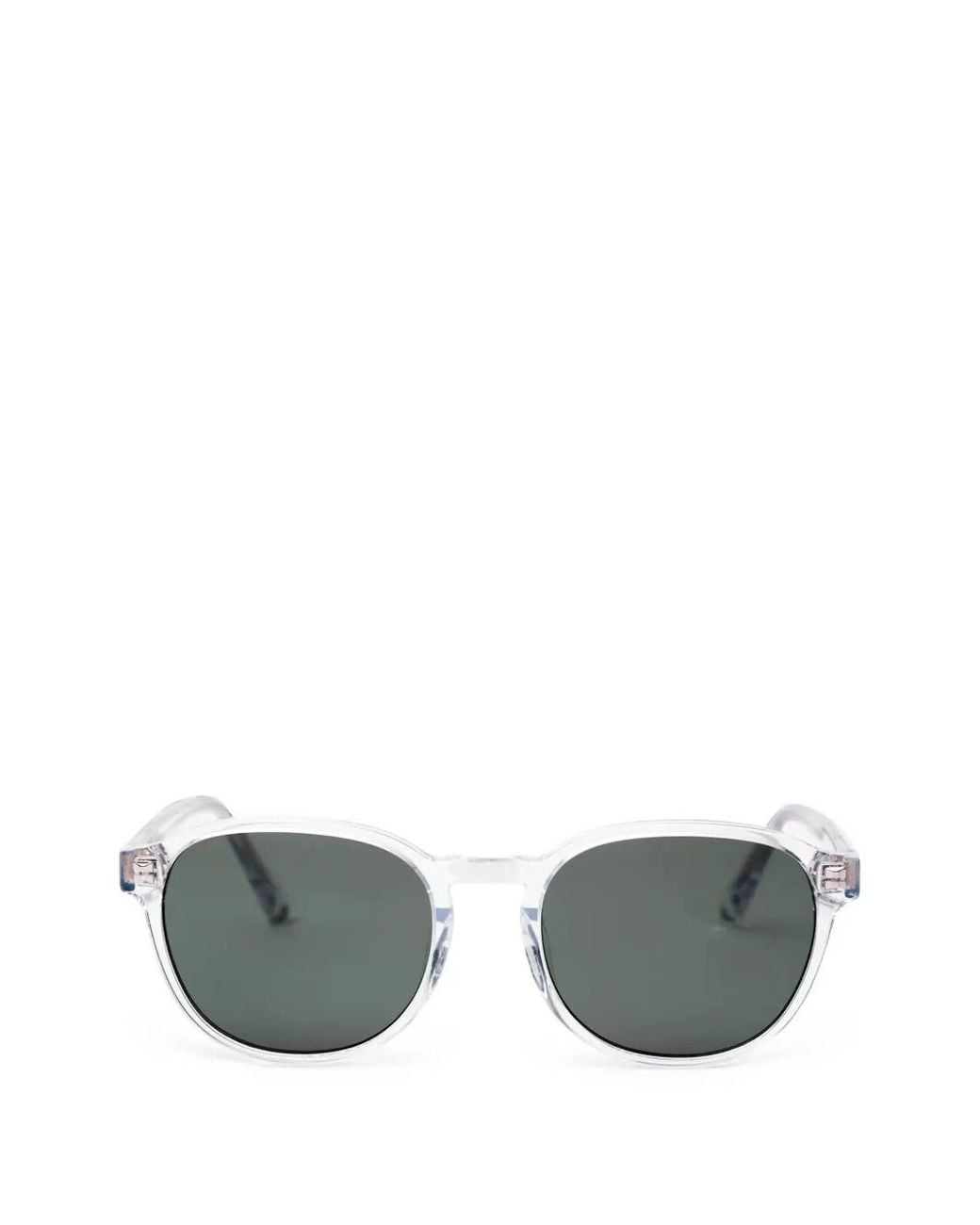 Messyweekend Gray Ryan Round-Frame Sunglasses