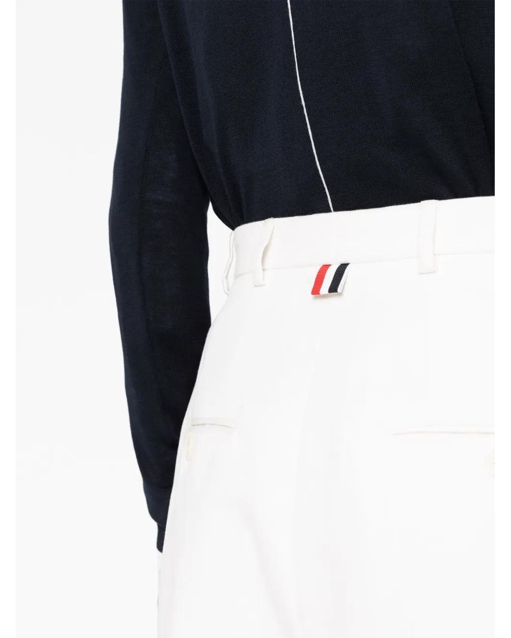 Thom Browne White Trousers