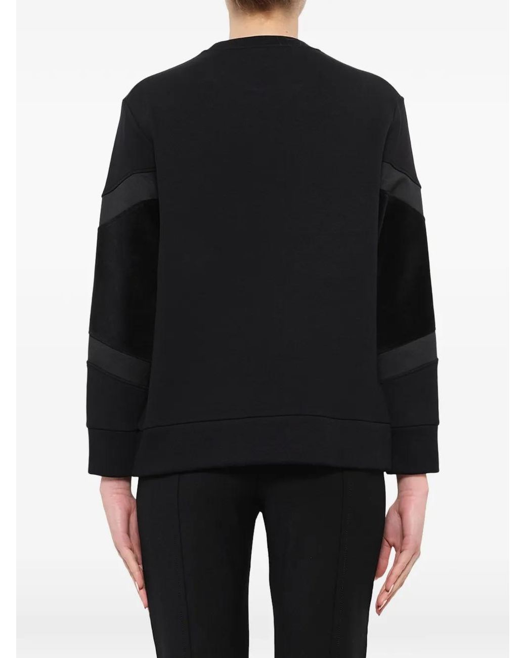 Neil Barrett Black Panelled Sweatshirt