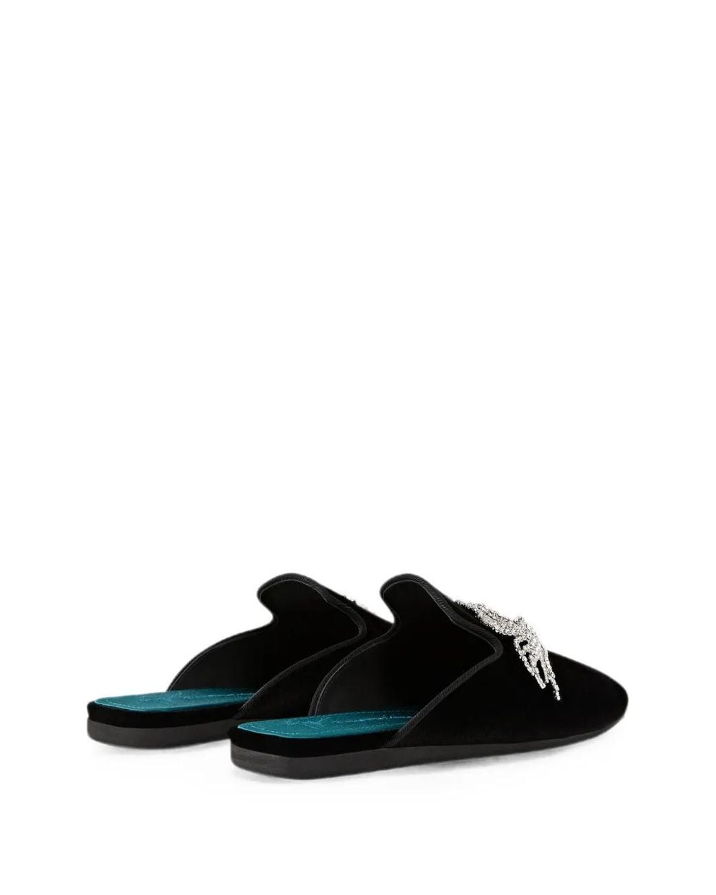 Giuseppe Zanotti Black Chaussons Moritz