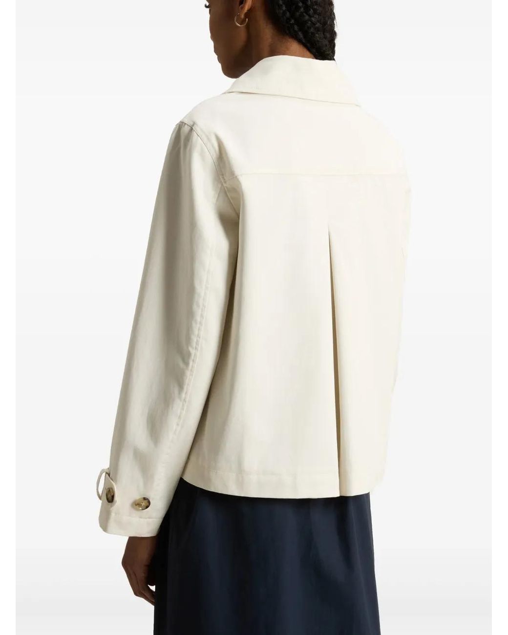 Woolrich White Double-Breasted Jacket