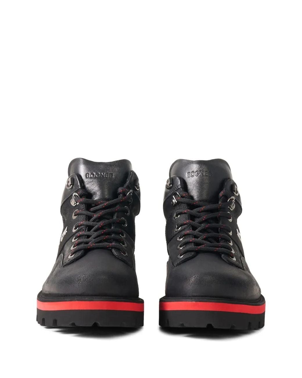 Bogner Black Courchevel Lace-Up Hiking Boots for men