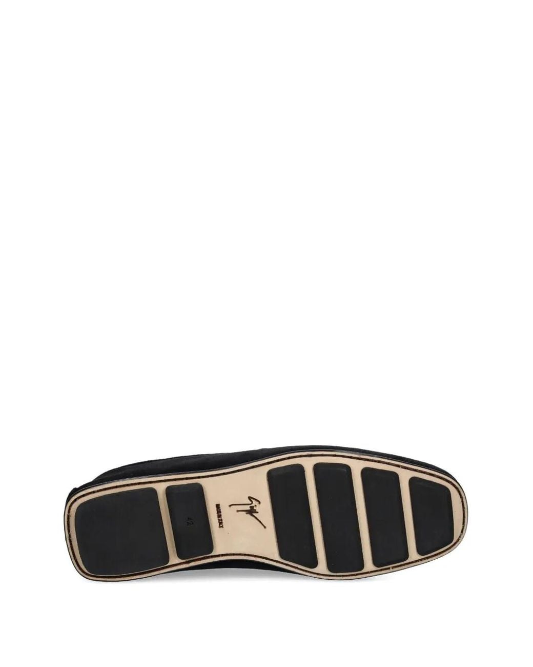 Giuseppe Zanotti Black Cristophe Suede Loafers for men