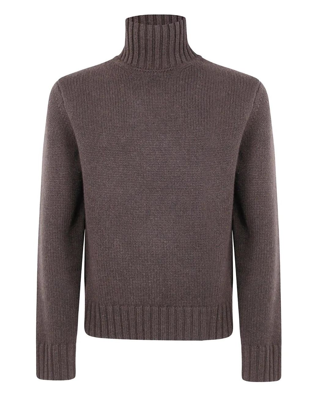 Studio Nicholson Gray Loris High-Neck Sweater