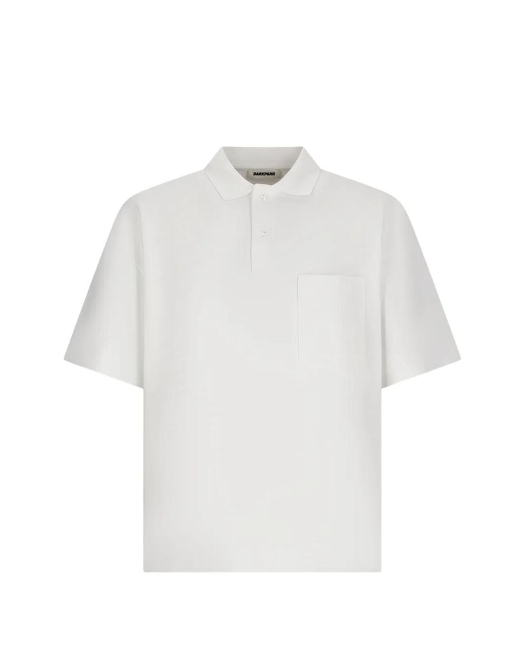 DARKPARK White Cole Short-Sleeved Polo Shirt for men