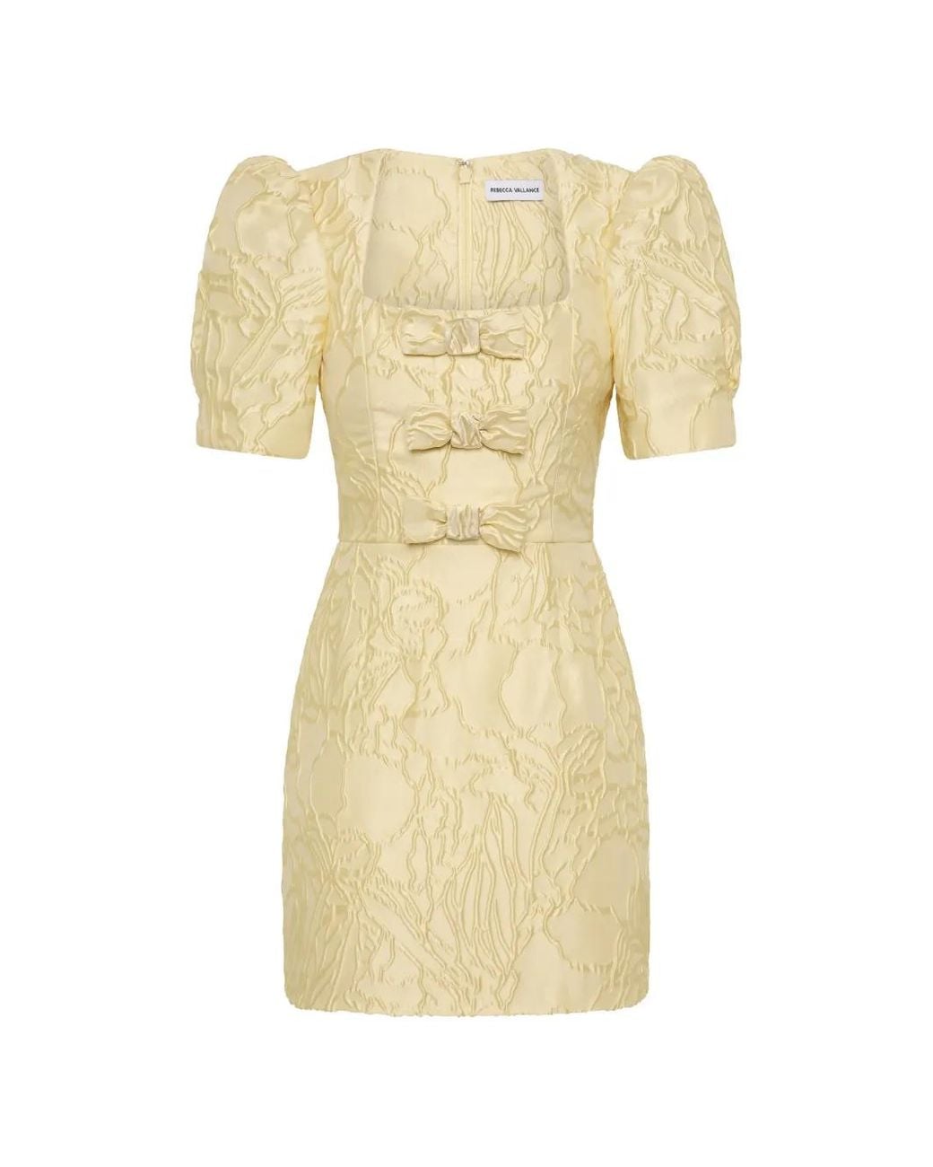 Rebecca Vallance Yellow Lantana Mini Dress