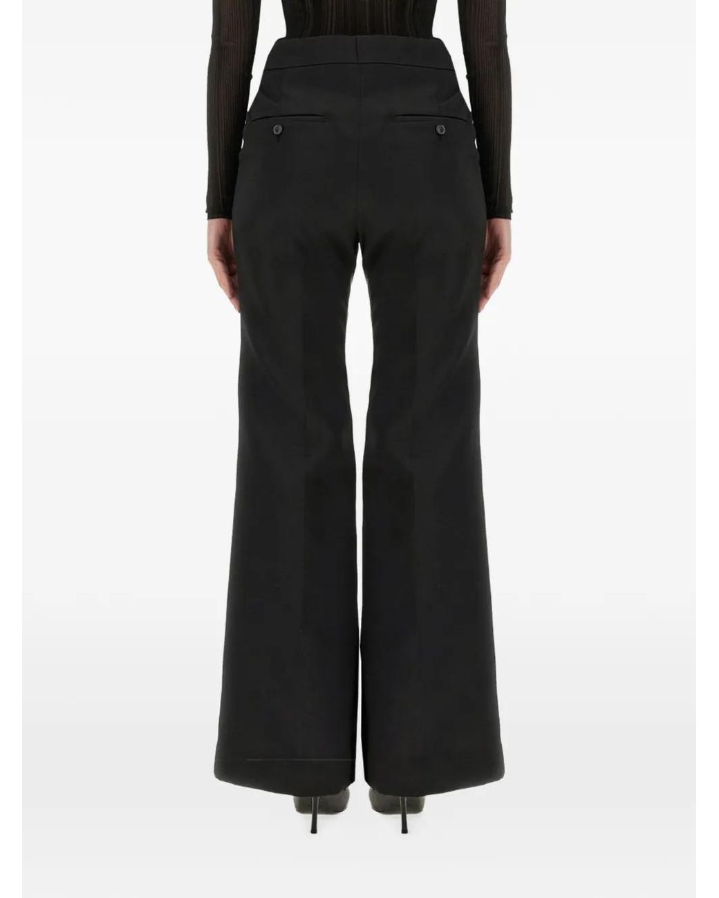 Givenchy Black Flare Trousers