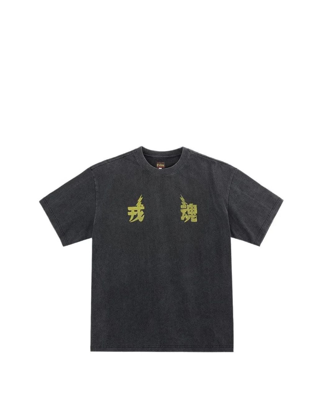 Evisu Blue Ebisu Spirit Printed T-Shirt for men