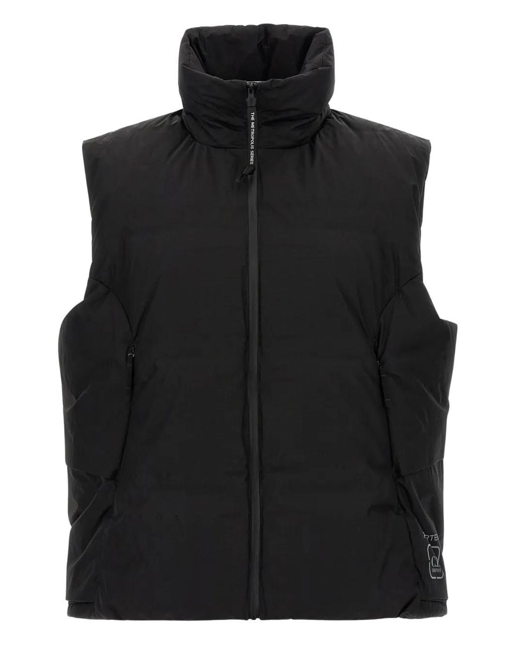 C P Company Black 'The Metropolis Series' Vest for men