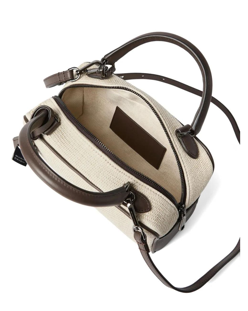 Brunello Cucinelli Metallic Bowling Bag