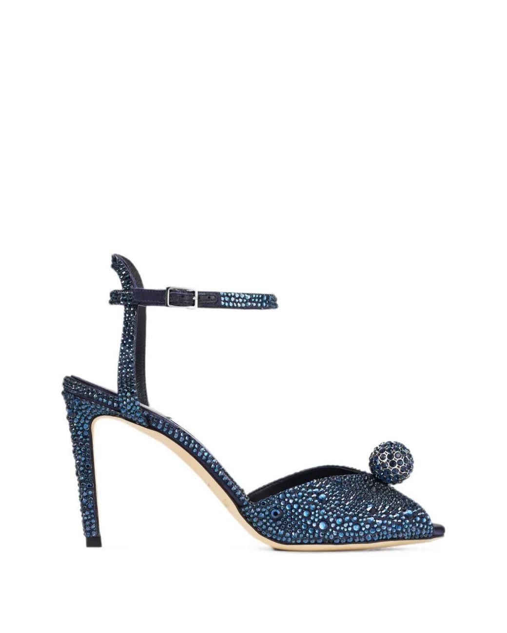 Jimmy Choo Blue Sandales Sacora 85