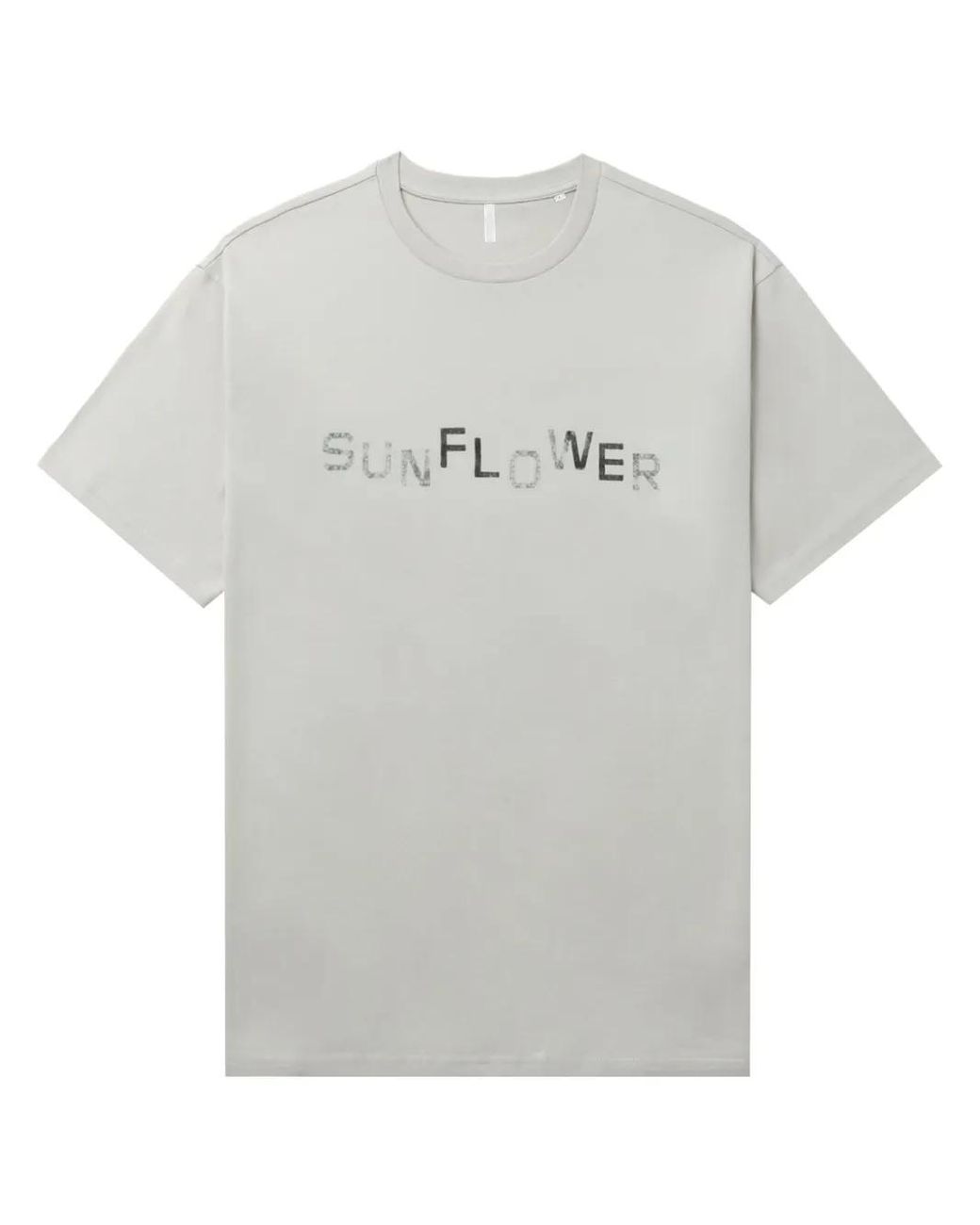 sunflower Gray Logo-Detail T-Shirt for men