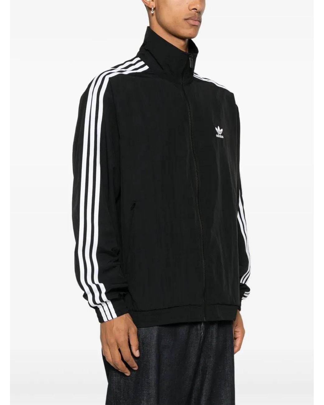 Adidas Black Adicolor Firebird Jacket for men