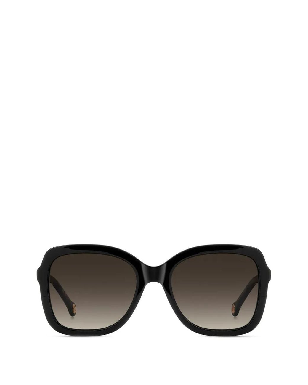Carolina Herrera Black Oversized-Frame Sunglasses