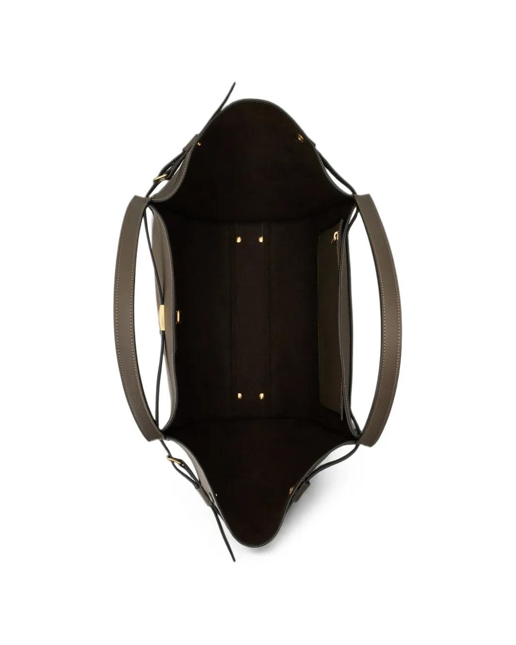 Tod's Brown Medium T Timeless Buckle-Detail Tote Bag