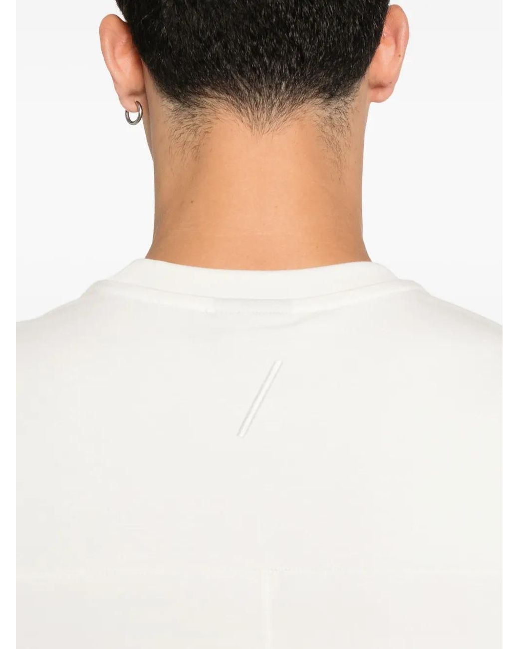 Thom Krom White Crew-Neck Short-Sleeve T-Shirt for men